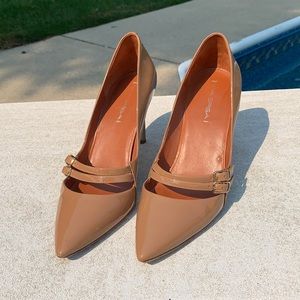 Via Spiga Size 9 Nude Leather Pumps